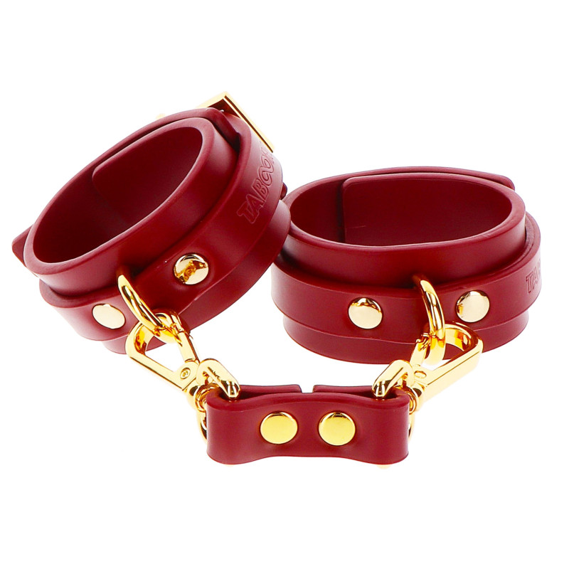 TABOOM Menottes de poignets Taboom Rouges